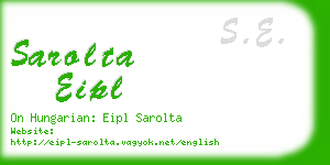 sarolta eipl business card